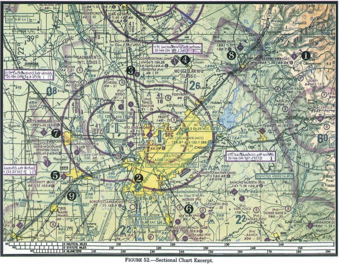 (Refer to figure 52, point 7.) The floor of Class E airspace over the ...